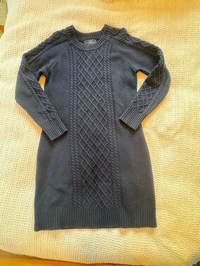 Kiel James Patrick Knit Sweater Dress - Navy L